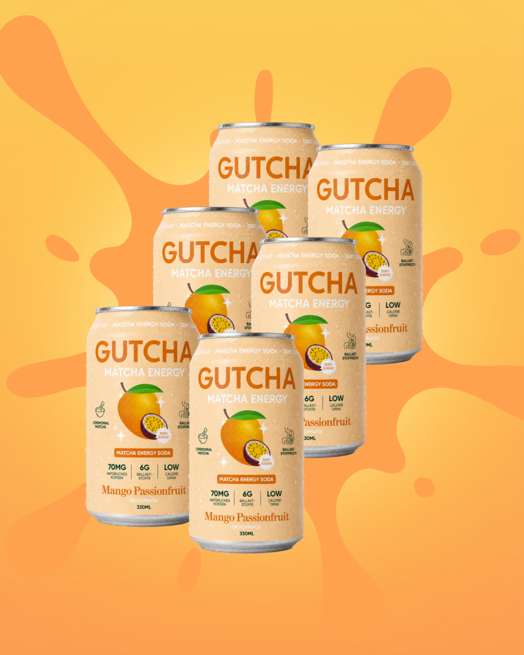 6x White Peach + 6x Mango Passionfruit