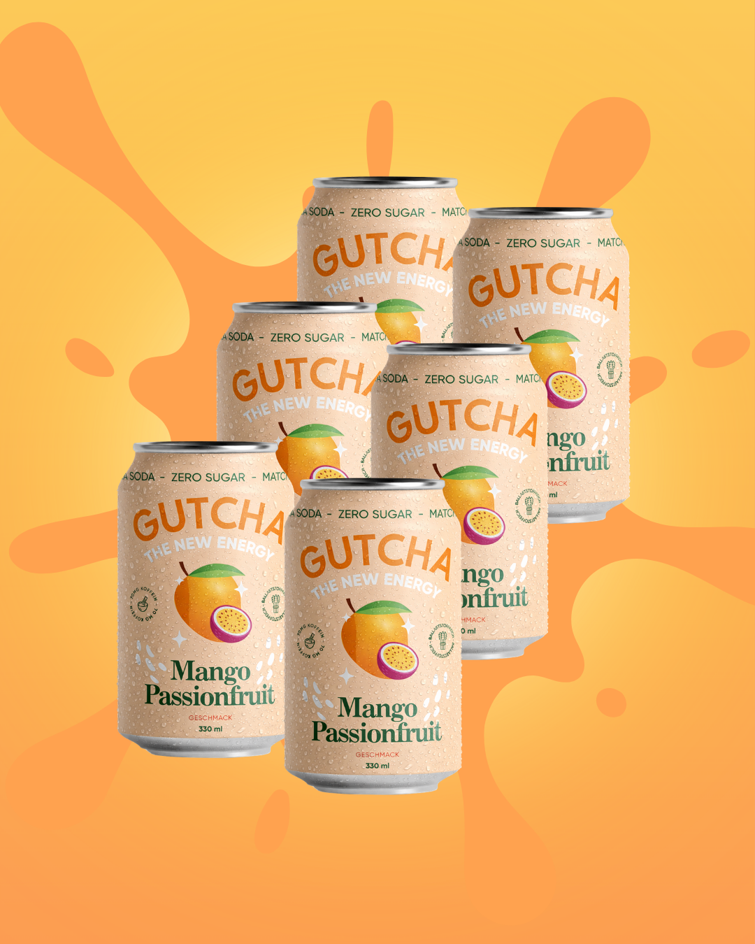 6x White Peach + 6x Mango Passionfruit